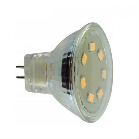 Żarówka LED MR11 2,5W 12V zimna szkło LL3593 LUMILIGHT