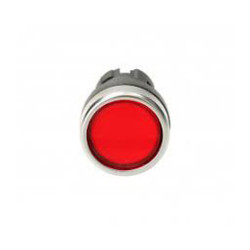 Głowica przycisku przeźroczysta czerwona TRACON