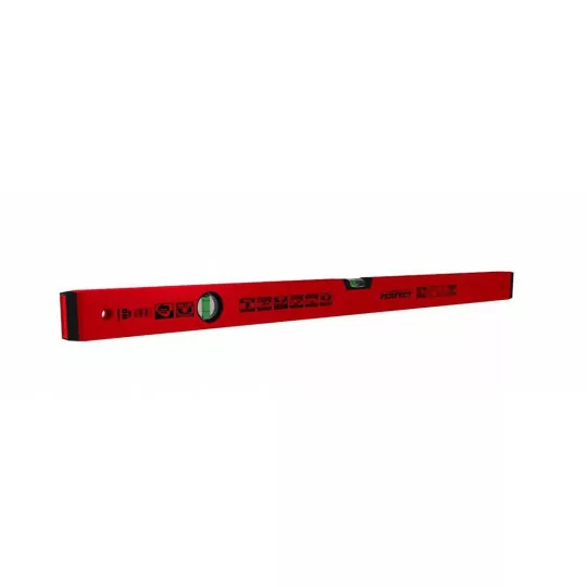 Poziomica aluminiwa 150 cm czerwona Perfect S-65150 STALCO