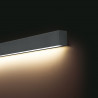 STRAIGHT WALL 6350 strip wall lamp Graphite XS.