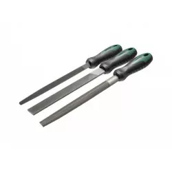 Pilniki do metalu 200 mm 3 sztuki pilnik S-40333 Stalco