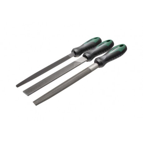 Pilniki do metalu 200 mm 3 sztuki pilnik S-40333 Stalco