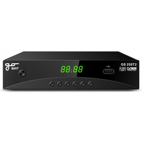 Tuner dekoder DVBT/T2 HEVC/H.265 GoSat GS250T2 nowa generacja