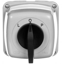 Łącznik krzywkowy L-0-P 3P 63A IP65 ŁUK 63-43 916330 ELEKTROMET