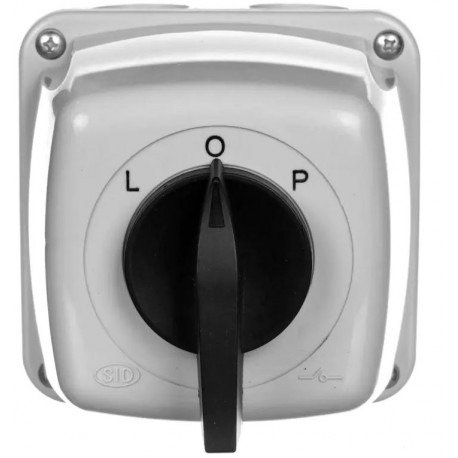 Łącznik krzywkowy L-0-P 3P 63A IP65 ŁUK 63-43 916330 ELEKTROMET