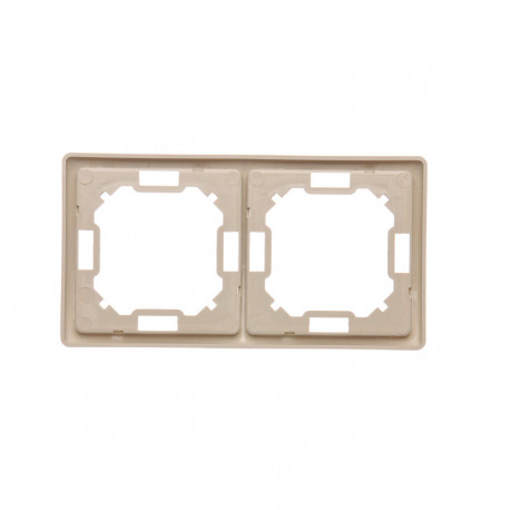 Basic Ramka na 2-moduły BMR2/12 beżowy