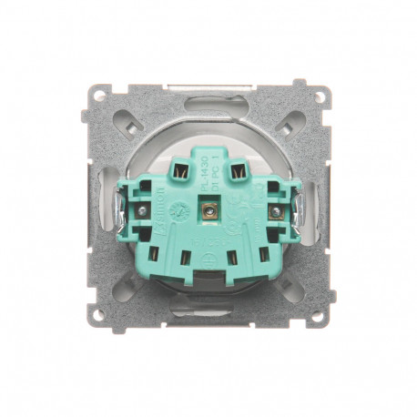 Basic gniazdo 1-krotne z uziemieniem BMGZ1.01/11 biały SIMON