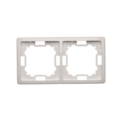 Basic ramka na 2-moduły BMR2/11 biały SIMON