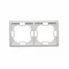 Basic frame for 2 modules BMR2/11 white SIMON