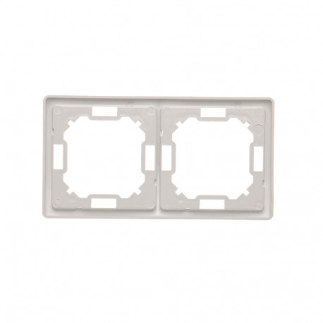 Basic ramka na 2-moduły BMR2/11 biały SIMON