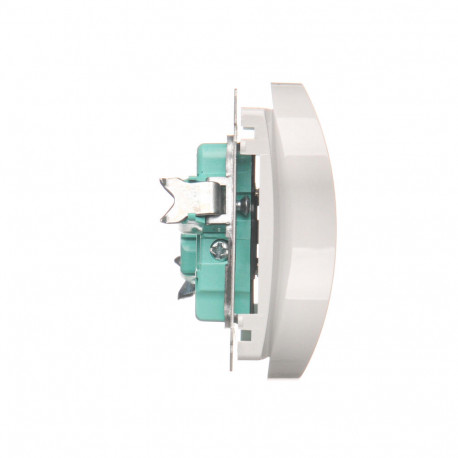 Basic gniazdo 2-krotne z uziemieniem BMGZ2M.01/11 biały SIMON