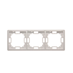 Basic Ramka na 3-moduły BMR3/11 biały SIMON