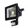 Naświetlacz LED 50W PIR 3000K black NOCTI