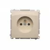 Basic 1gang grounded socket BMGZ1.01/12 beige SIMON