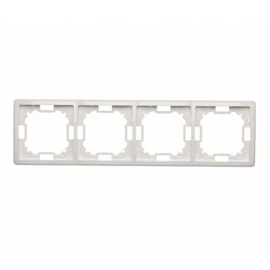 Basic 4-module frame BMR4/11 white SIMON