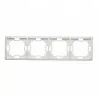 Basic 4-module frame BMR4/11 white SIMON