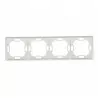 Basic 4-module frame BMR4/11 white SIMON