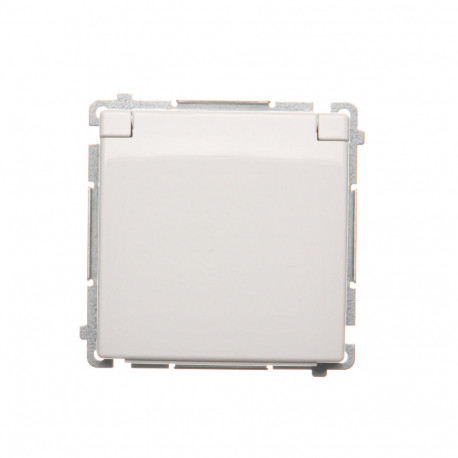 Basic gniazdo 1-krotne z uziemieniem  BMGZ1B.01/11 biały SIMON