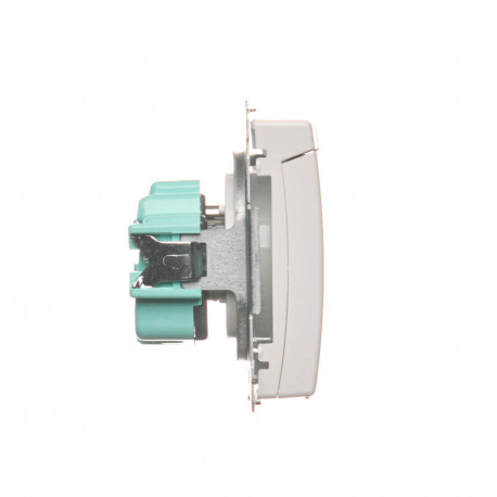 Basic gniazdo 1-krotne z uziemieniem  BMGZ1B.01/11 biały SIMON