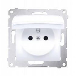 Basic gniazdo 1-krotne z uziemieniem  BMGZ1B.01/11 biały SIMON