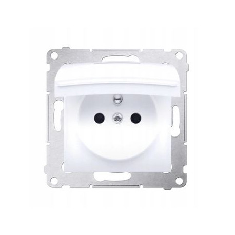 Basic gniazdo 1-krotne z uziemieniem  BMGZ1B.01/11 biały SIMON