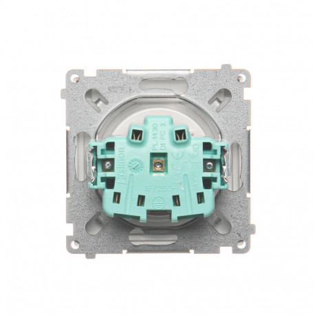 Basic gniazdo 1-krotne z uziemieniem  BMGZ1B.01/11 biały SIMON