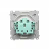 Basic 1gang grounded socket outlet BMGZ1B.01/11 white SIMON
