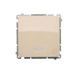 Basic przycisk dzwonek z podświetleniem beżowy BMD1L.01/12 SIMON