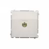 Basic TV single antenna outlet BMAK1.01/11 white SIMON