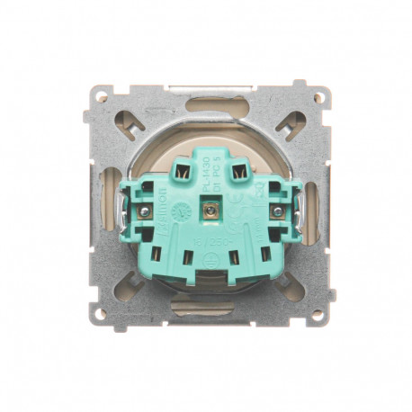 Basic Gniazdo 1-krot z/u kl.beż BMGZ1B.01/12 beżowy