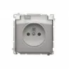 Basic 1gang grounded socket outlet BMGZ1B.01/11a white SIMON