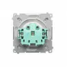 Basic 1gang grounded socket outlet BMGZ1B.01/11a white SIMON