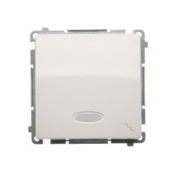 Basic Łącznik schodowy z podświetleniem BMW6L.01/11 biały SIMON