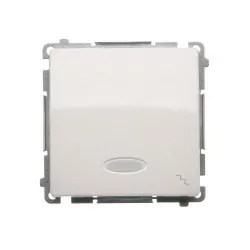 Basic Łącznik schodowy z podświetleniem BMW6L.01/11 biały SIMON