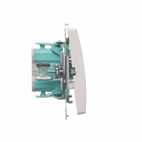 Basic Łącznik schodowy z podświetleniem BMW6L.01/11 biały SIMON