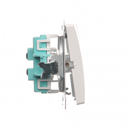 Basic Łącznik schodowy podwójny BMW6/2.01/11 biały SIMON