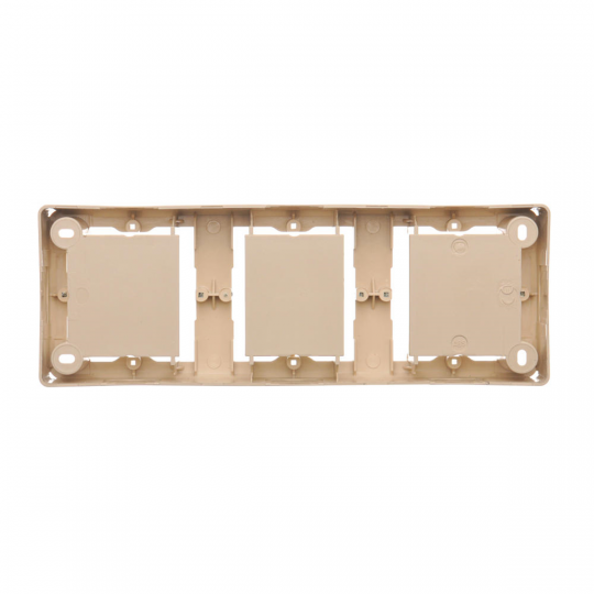 Basic megaC flush box 3x MPN3/12 beige SIMON