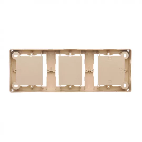 Basic megaC flush box 3x MPN3/12 beige SIMON