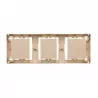 Basic megaC flush box 3x MPN3/12 beige SIMON