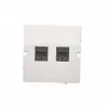 Basic Gniazdo komputerowe RJ45 podwójne BMF52.02/11 biały SIMON