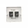 Basic Gniazdo komputerowe RJ45 podwójne BMF52.02/11 biały SIMON