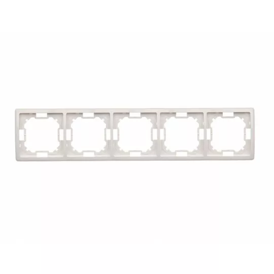Basic Frame for 5-module BMR5/11 white SIMON
