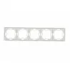 Basic Frame for 5-module BMR5/11 white SIMON