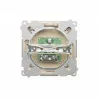 Basic TV single antenna outlet BMAK3.01/12 beige SIMON