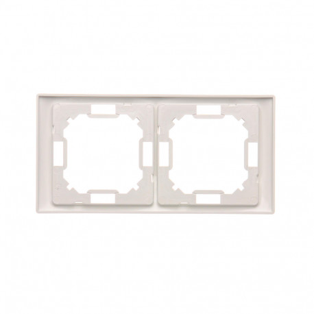 Simon Basic Neos ramka 2-krotna BMRC2/11 biała SIMON