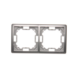 Basic Ramka na 2-moduły BMR2/21 inox SIMON