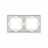 Basic Frame for 2 modules BMR2/21 inox SIMON