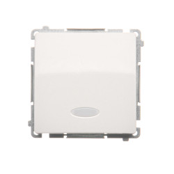 Basic Łącznik pojedynczy z podświetleniem BMW1L.01/11 biały SIMON