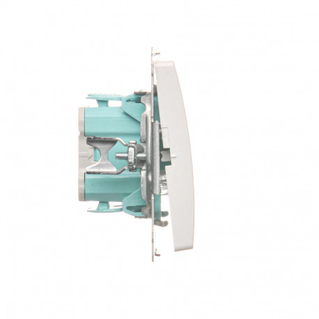 Basic Łącznik pojedynczy z podświetleniem BMW1L.01/11 biały SIMON