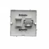 Basic Telephone socket RJ11 single BMTF1.02/29 satin SIMON